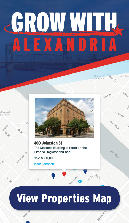 Grow with alexandria - view properties map
